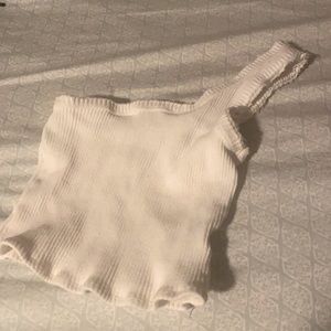 Urban Outfitters Crop One Shoulder Tank Top